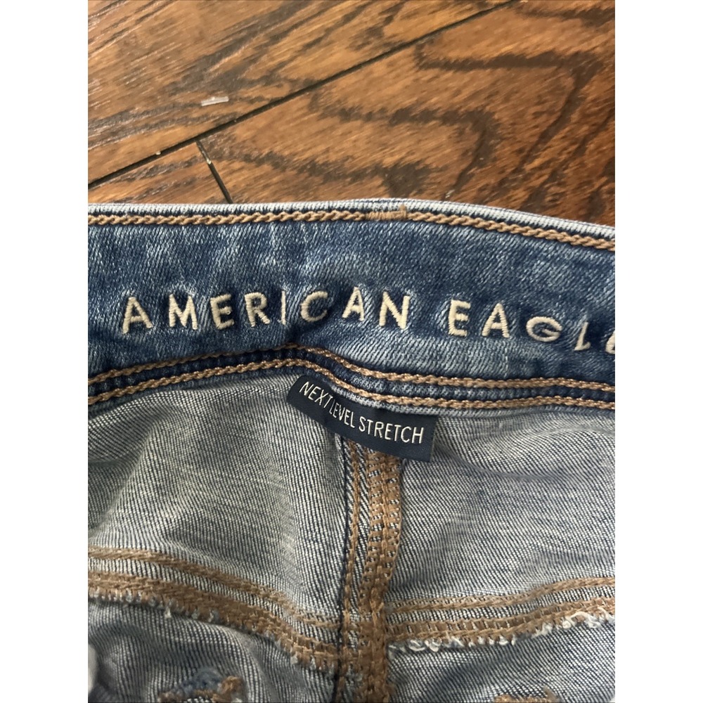 American Eagle KickBoot Womens 8 Long Next Level Stretch Bootcut Preppy - Picture 3 of 6